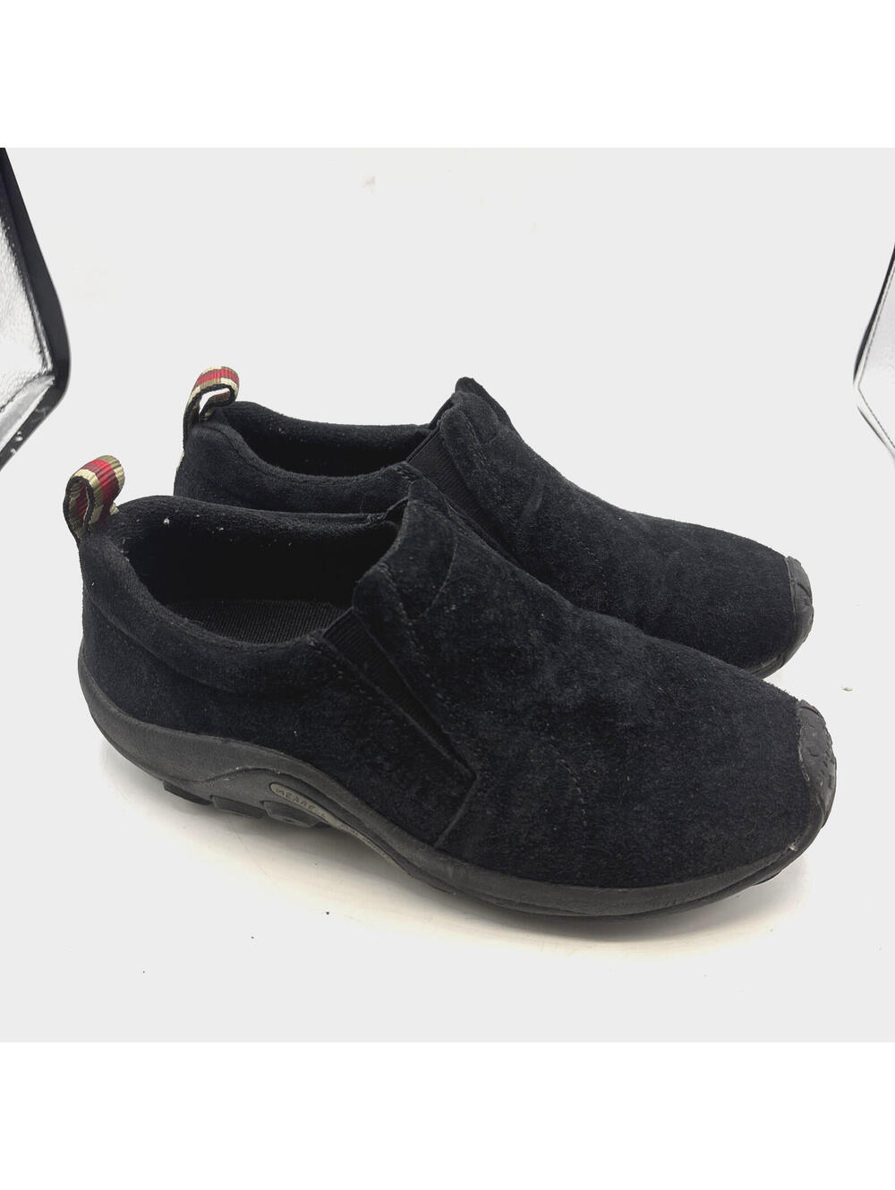 Merrell Work Womens Jungle Moc Comp Toe Work Shoes Size 7.5M Superfeet Black